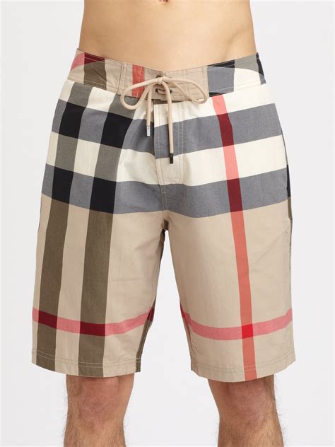 fake burberry swim trunks|Burberry boys checkered swim trunks.